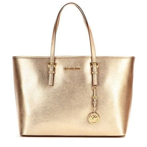 michael kors gold tote